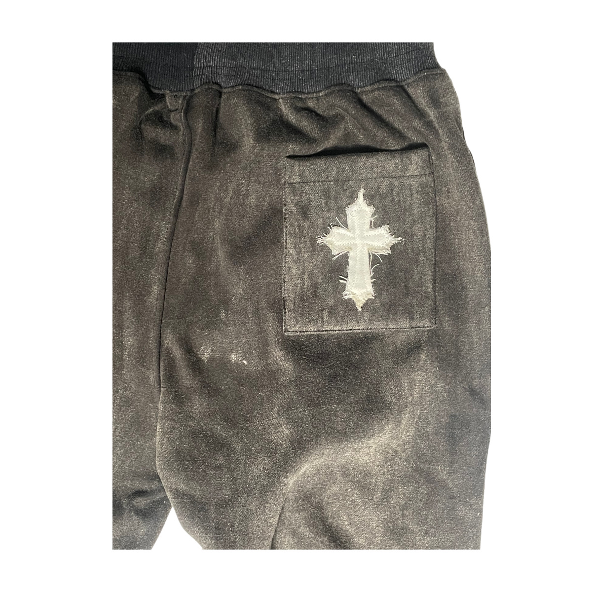 MIS Sweatpants (Black Washed Texture)