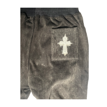 MIS Sweatpants (Black Washed Texture)